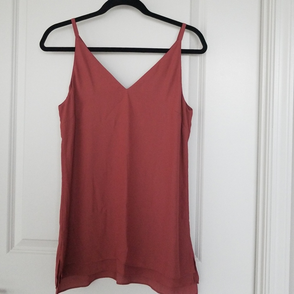 A sophisticated V-neck blouse